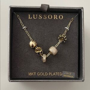 Gold Plated Charm Necklace